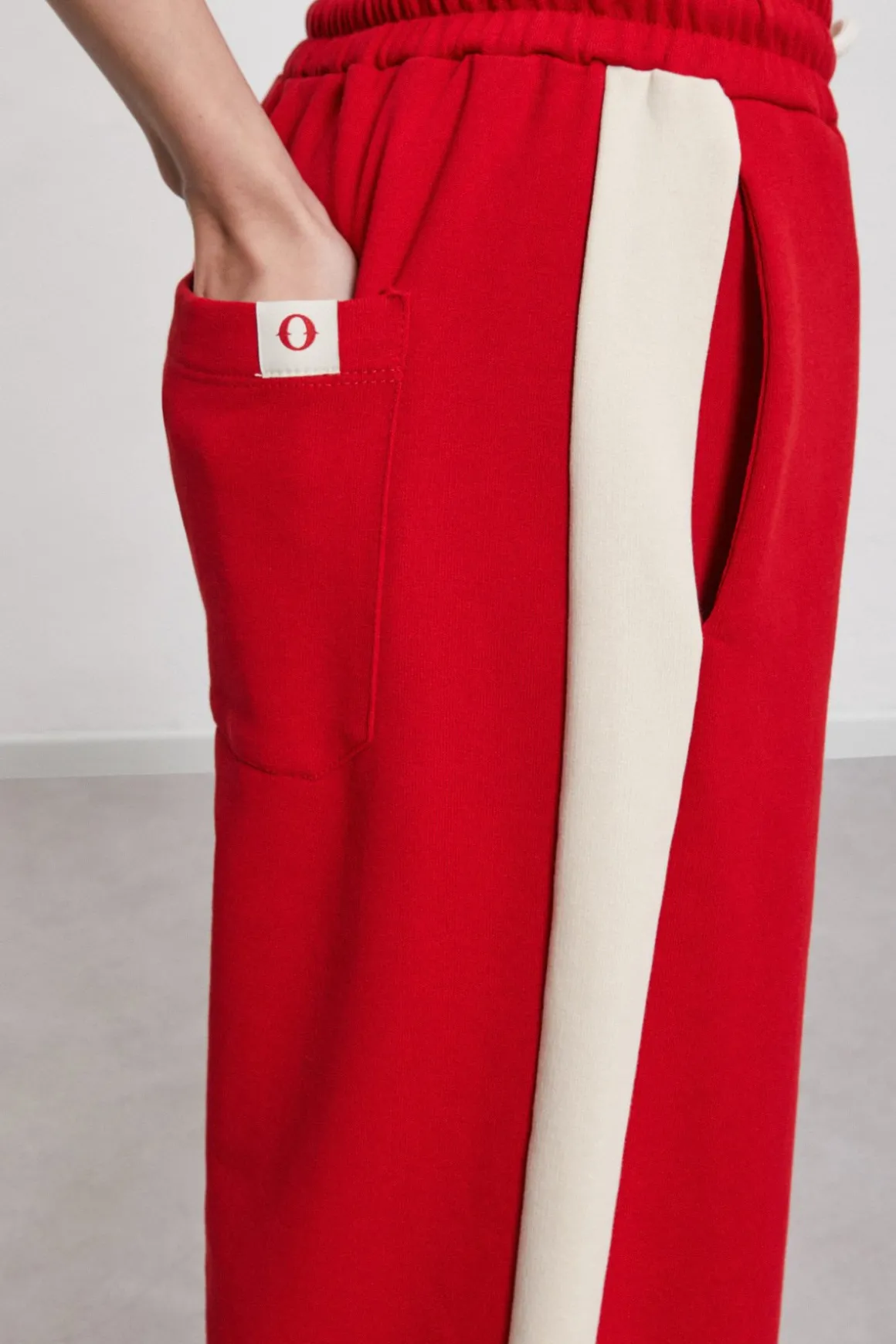 Pantalon jogger cropped en coton