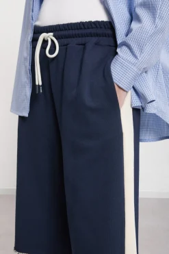 Pantalon jogger cropped en coton