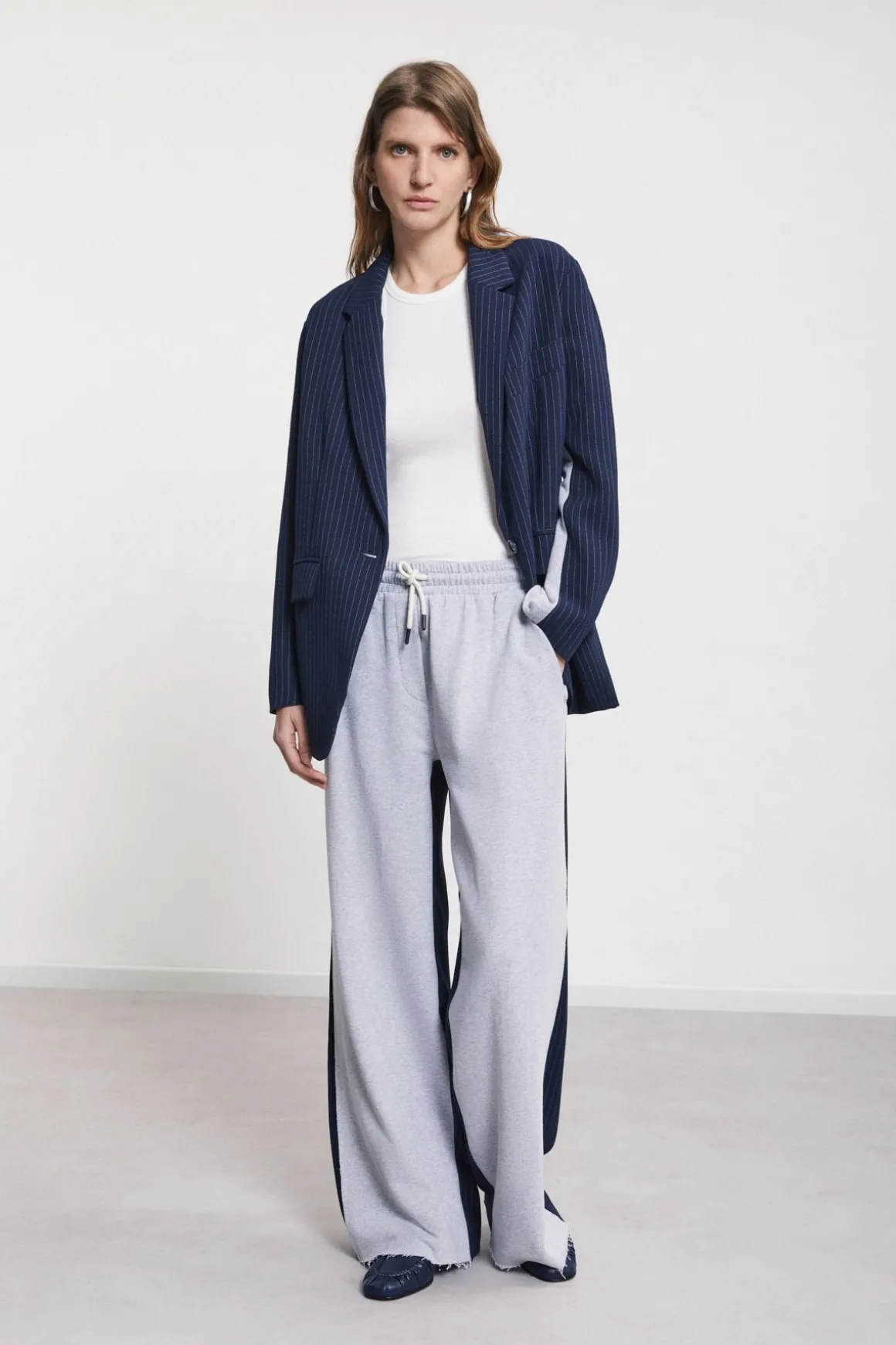 Pantalon jogger double tissu