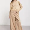 Pantalon large en coton
