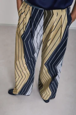 Pantalon large en coton