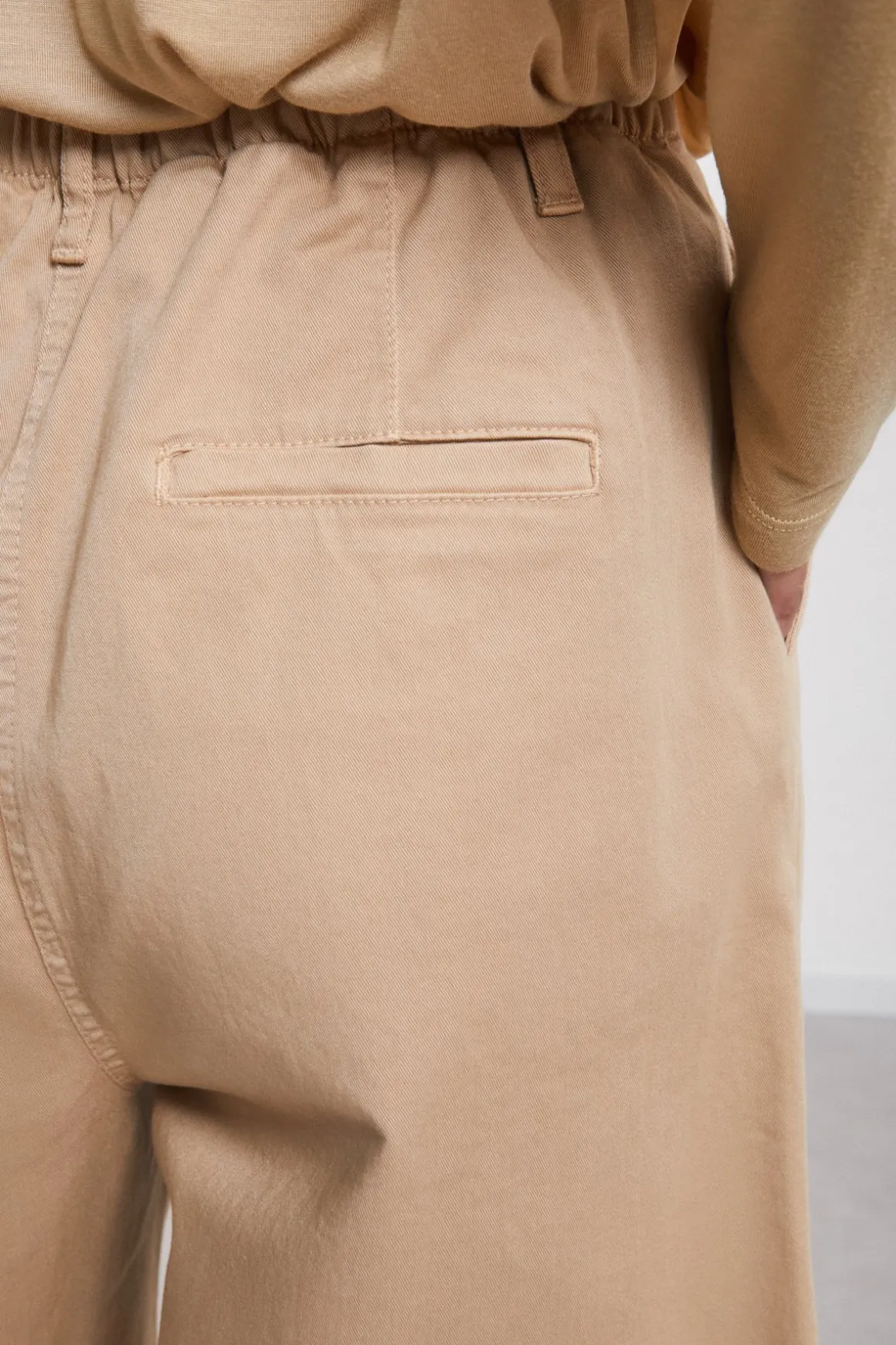 Pantalon large en coton