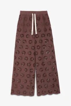 Pantalon large en coton