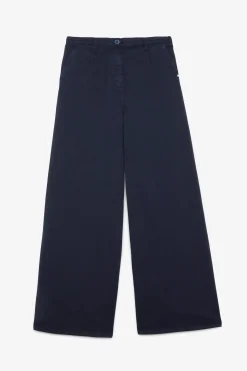 Pantalon large en coton