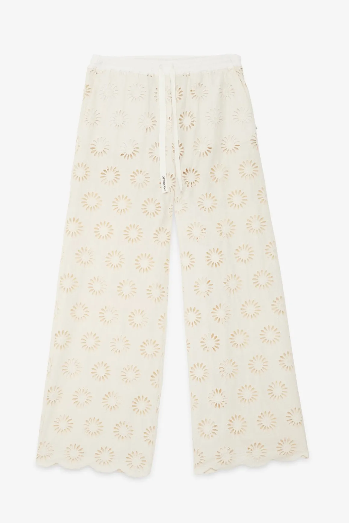 Pantalon large en coton