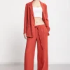 Pantalon large en lin