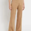 Pantalon large en lin