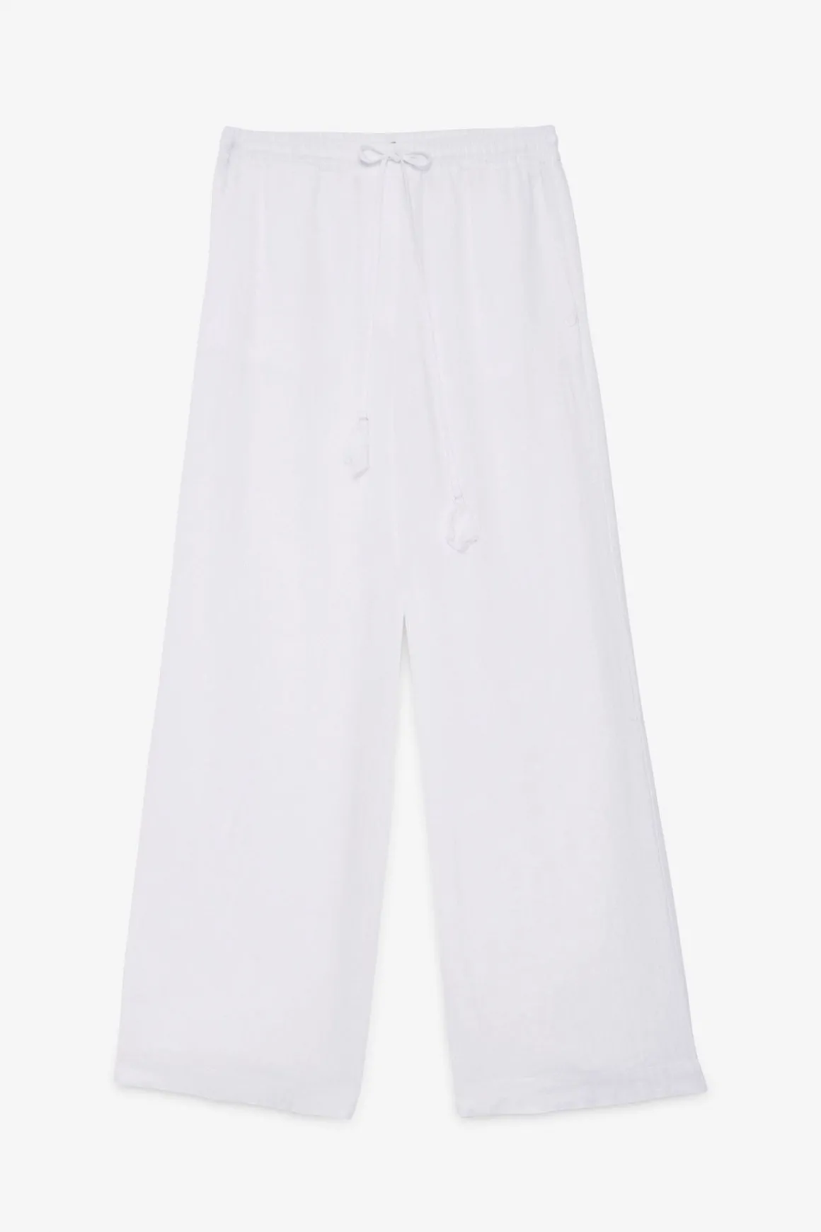 Pantalon large en lin