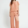 Pantalon large en viscose