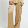 Pantalon large en viscose