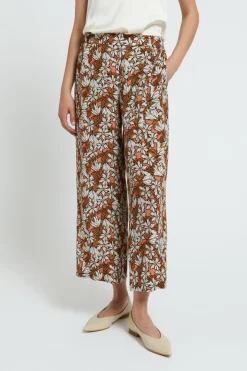 Pantalon large en viscose