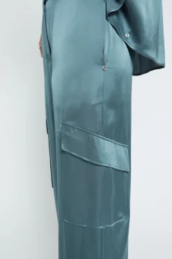 Pantalon large en viscose
