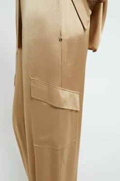 Pantalon large en viscose