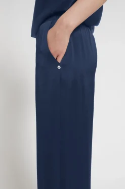 Pantalon large en viscose