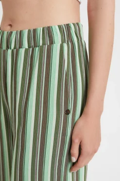 Pantalon large en viscose imprimée