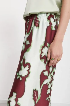 Pantalon large en viscose