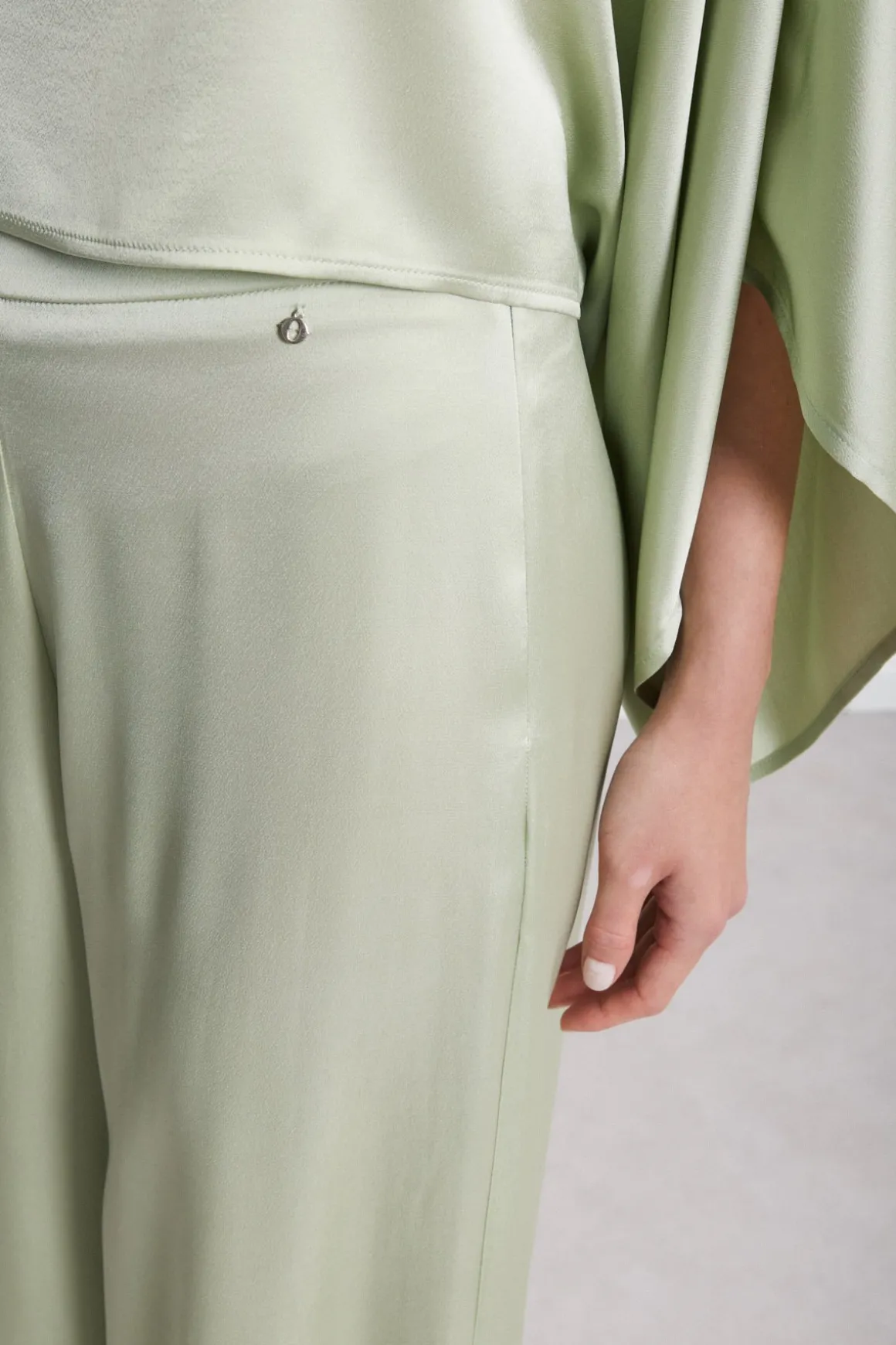 Pantalon large en viscose