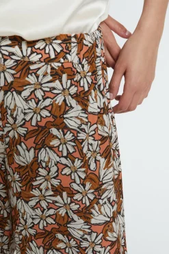 Pantalon large en viscose