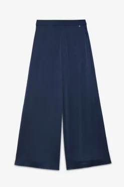 Pantalon large en viscose