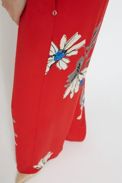 Pantalon large en viscose
