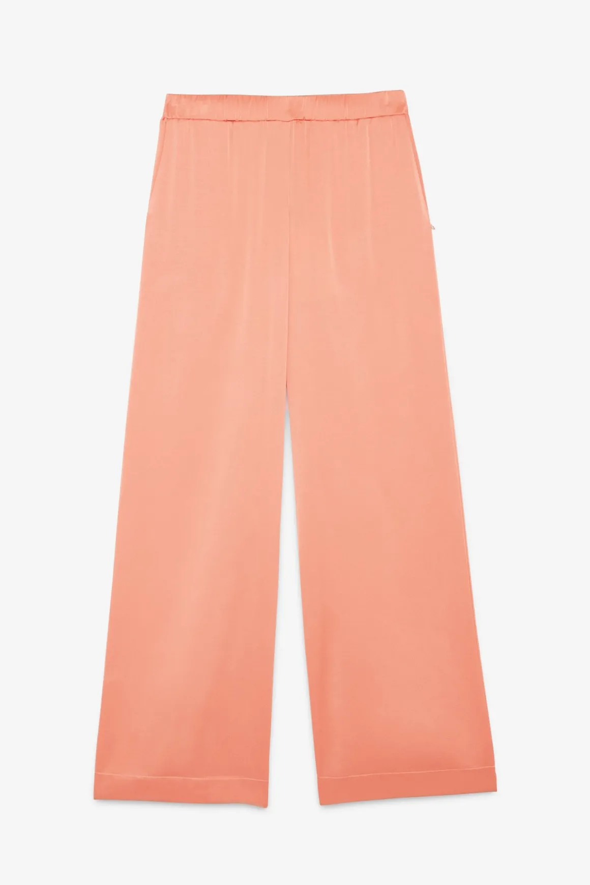 Pantalon large en viscose