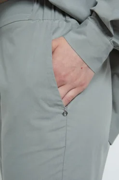 Pantalon longueur cheville en popeline