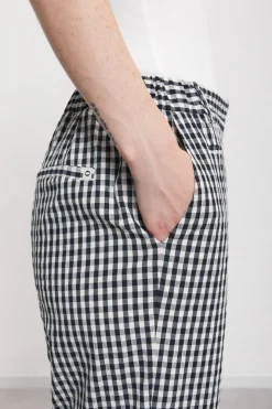 Pantalon longueur cheville en coton