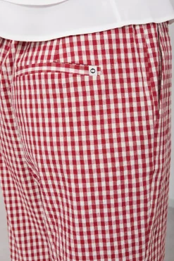 Pantalon longueur cheville en coton