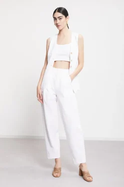 Pantalon taille haute
