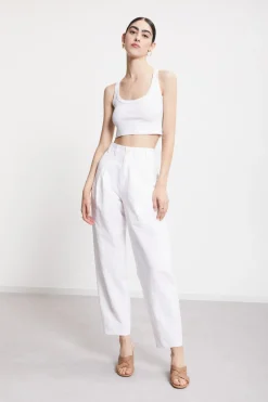 Pantalon taille haute