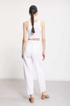 Pantalon taille haute