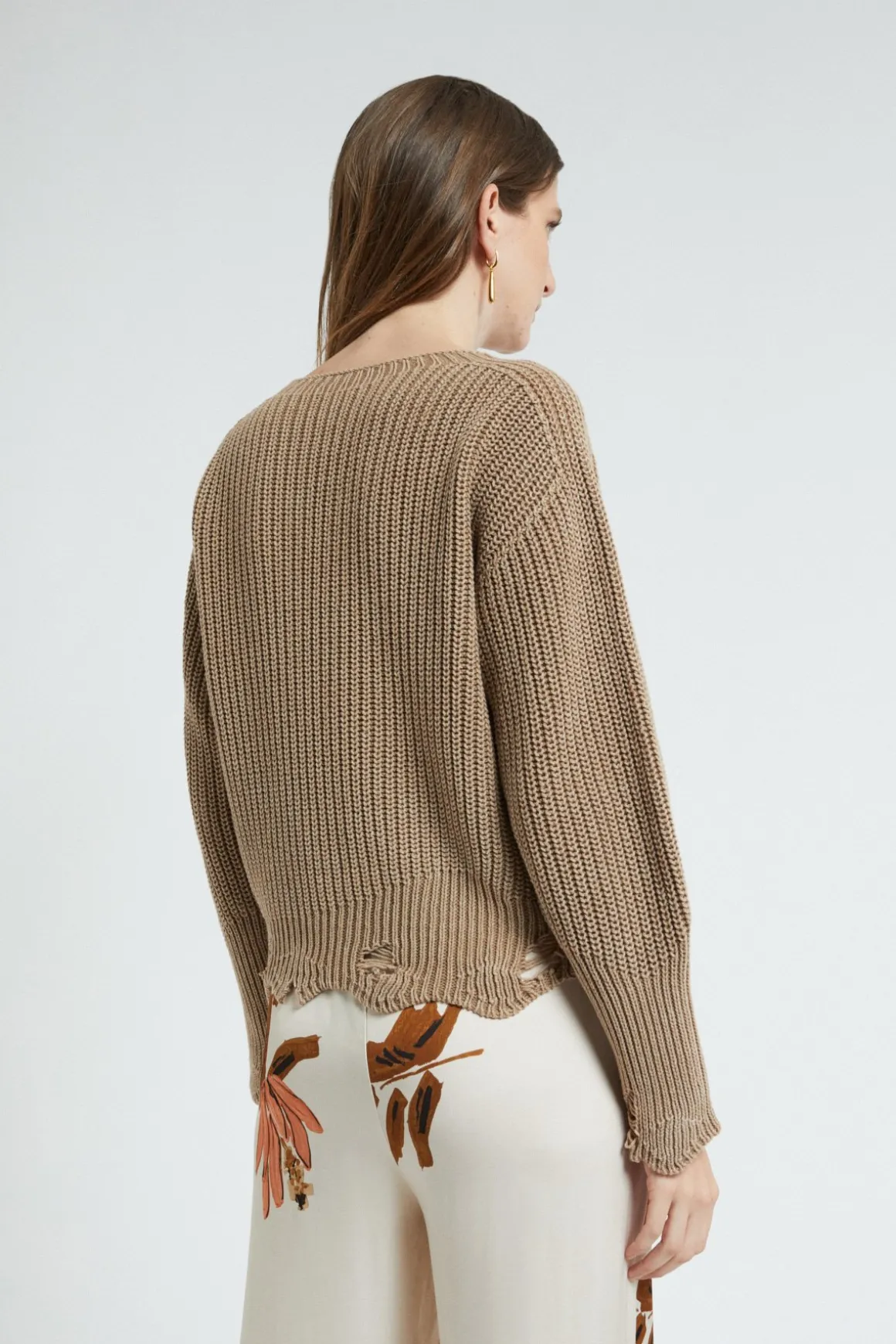 Pull en laine mélangée