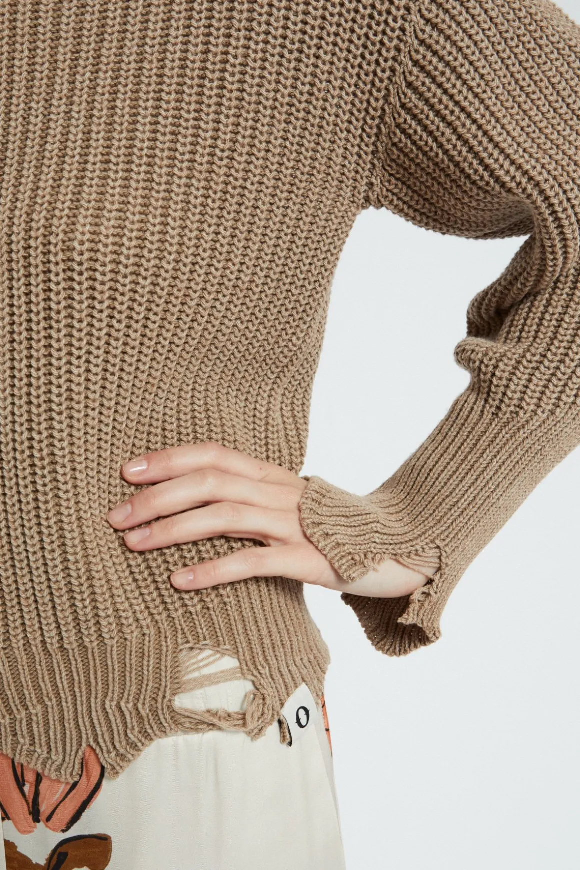 Pull en laine mélangée