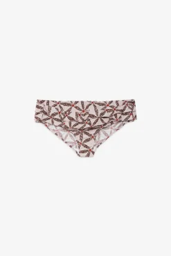 Robe chemisier courte en coton imprimé avec ceinture bandeau