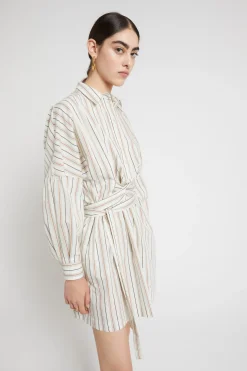 Robe chemisier en coton