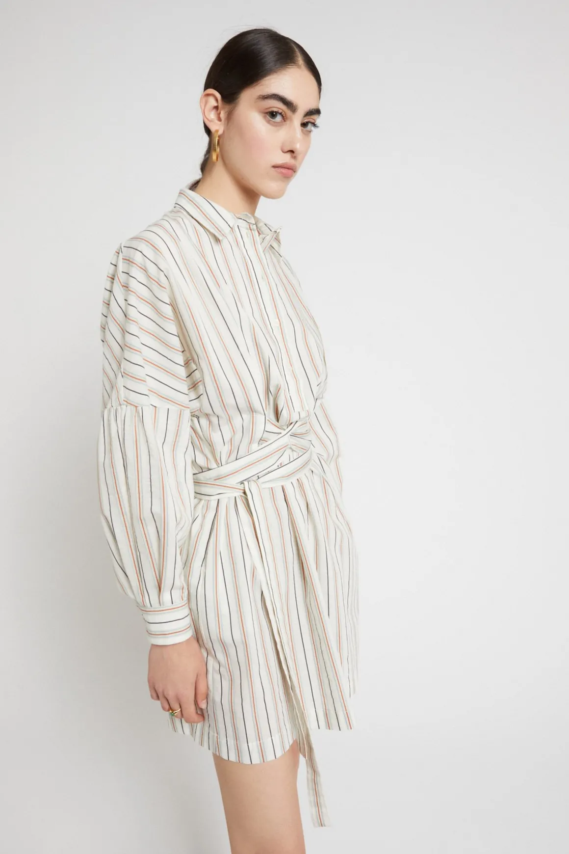 Robe chemisier en coton