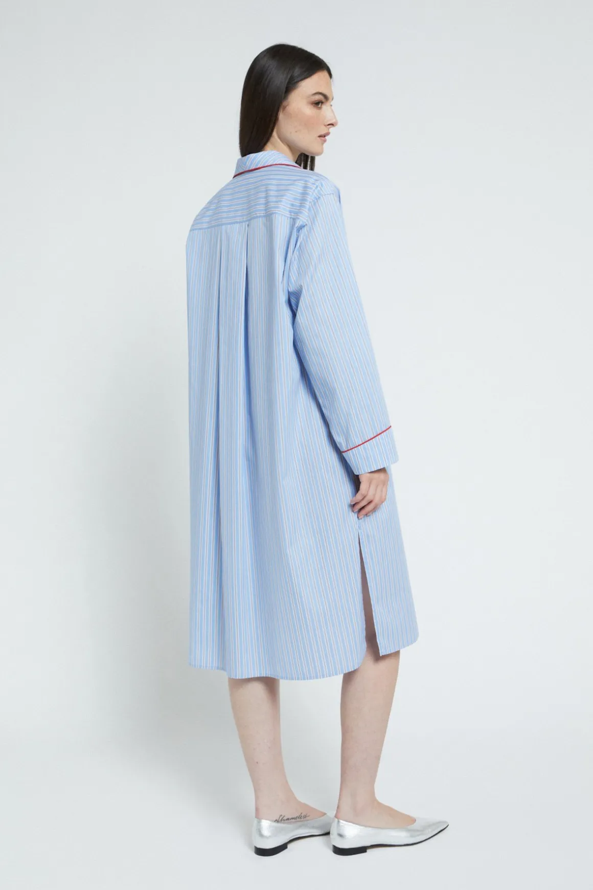 Robe chemisier en coton