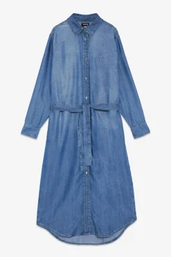 Robe chemisier jeans