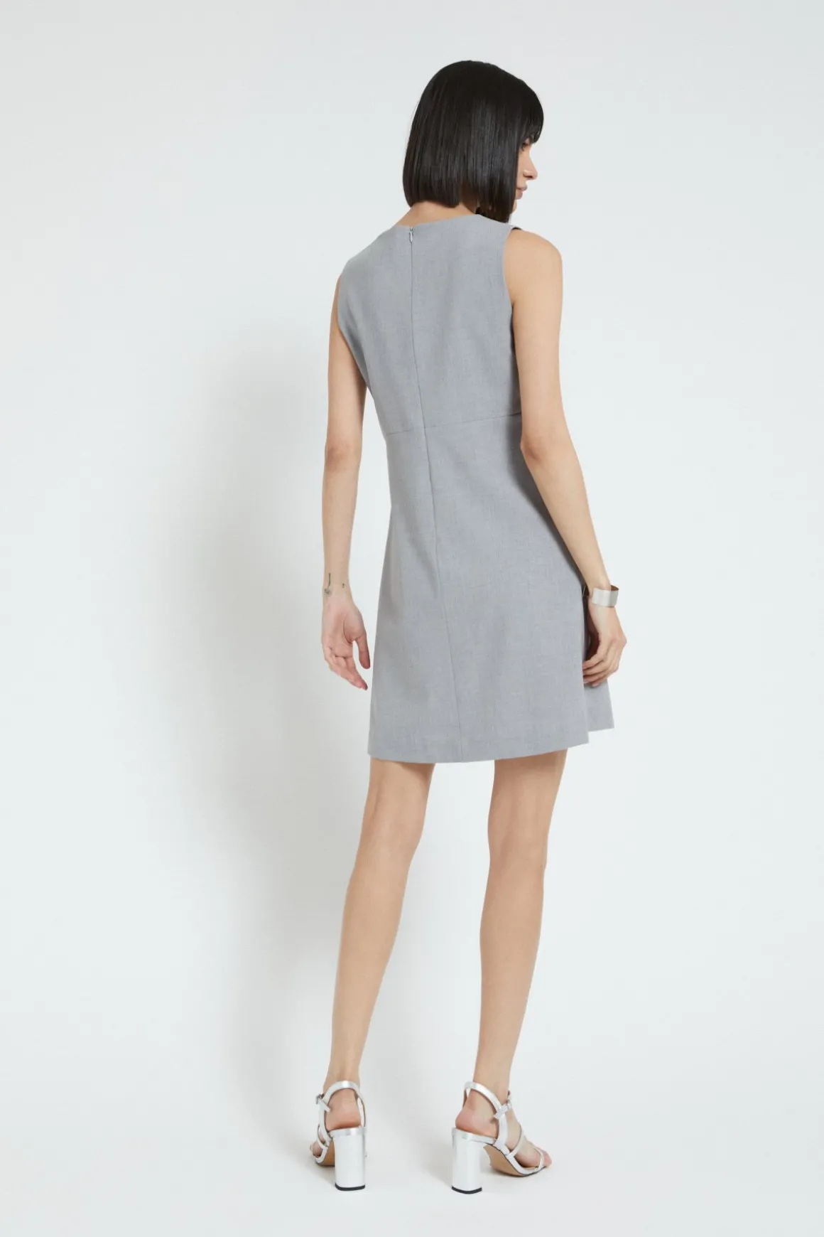 Robe courte avec noeud