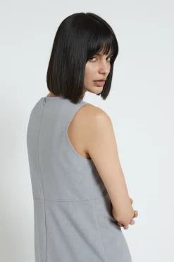 Robe courte avec noeud