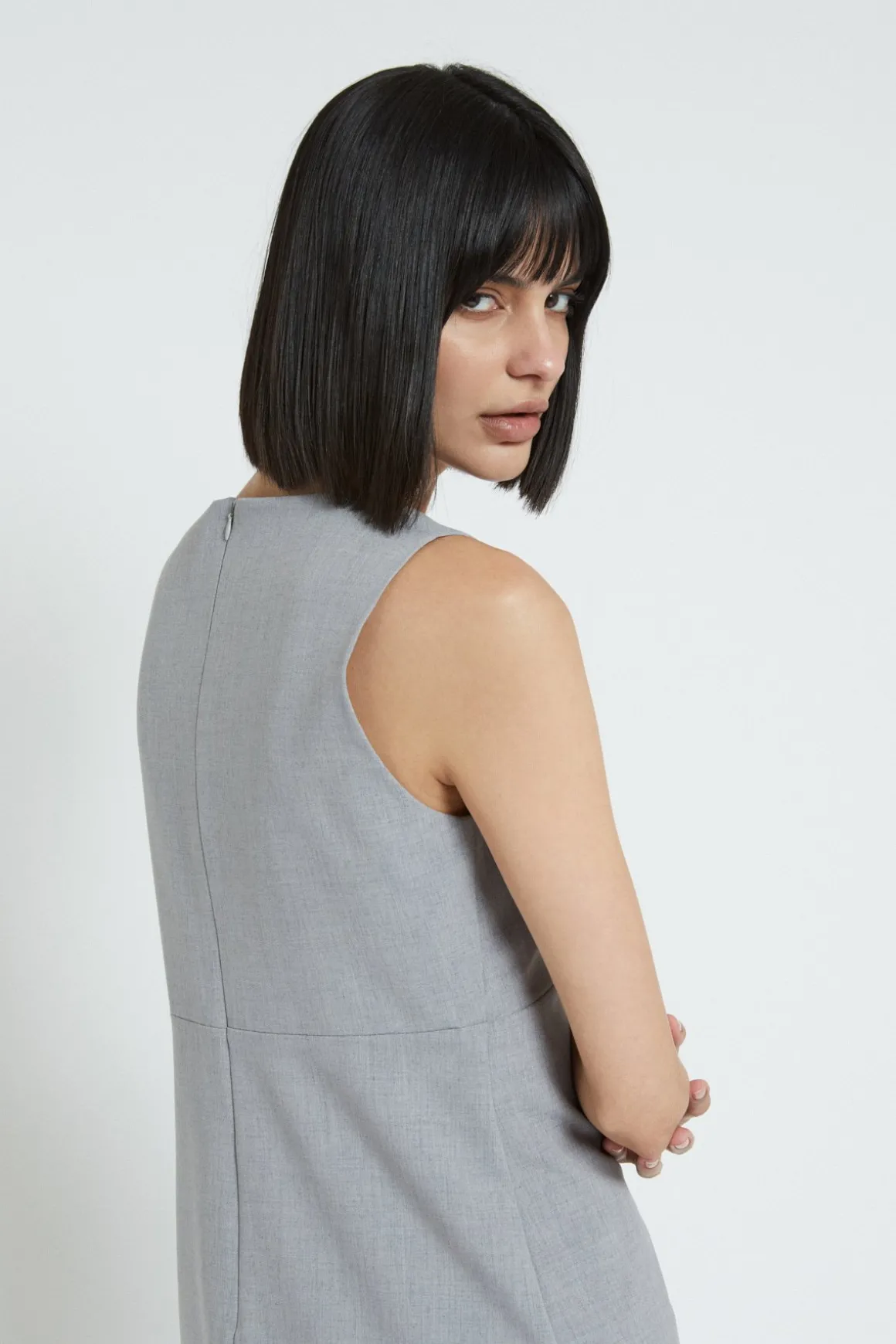 Robe courte avec noeud