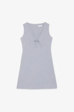 Robe courte avec noeud