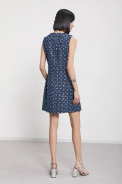 Robe courte avec paillettes