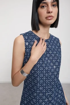 Robe courte avec paillettes