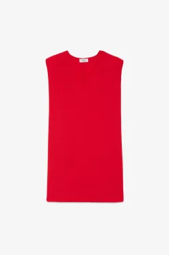 Robe courte en couleur unie