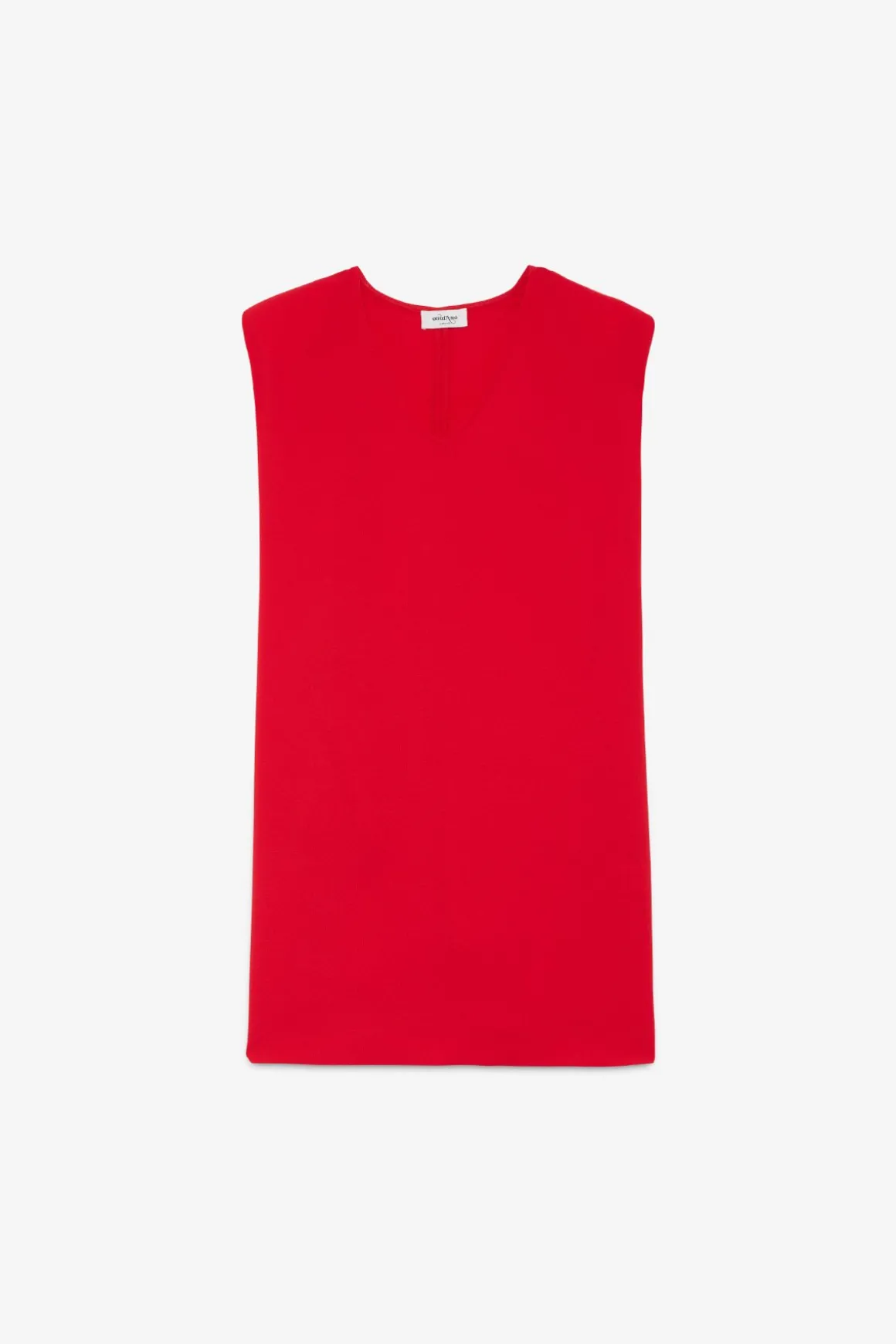 Robe courte en couleur unie