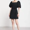 Robe courte en popeline