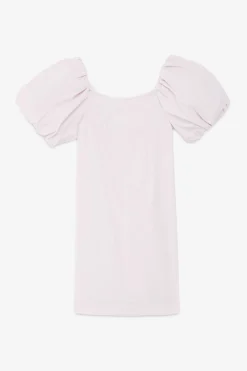 Robe courte en popeline
