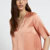 Robe courte en viscose
