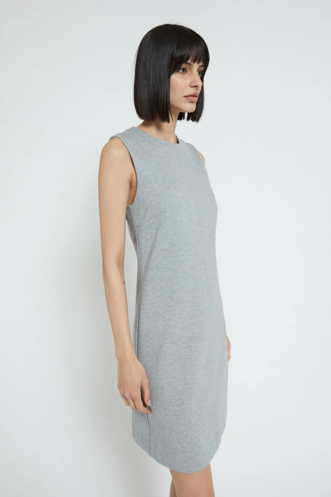 Robe courte en viscose